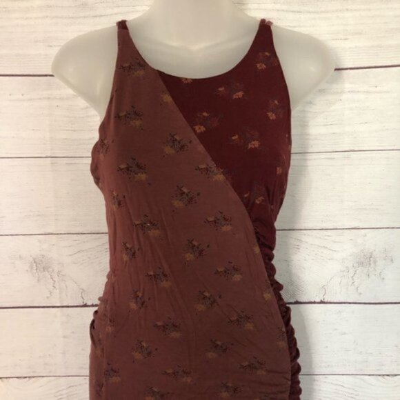 Free People Cinched Bodycon Floral Dress S - Picture 2 of 8